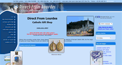 Desktop Screenshot of directfromlourdes.com